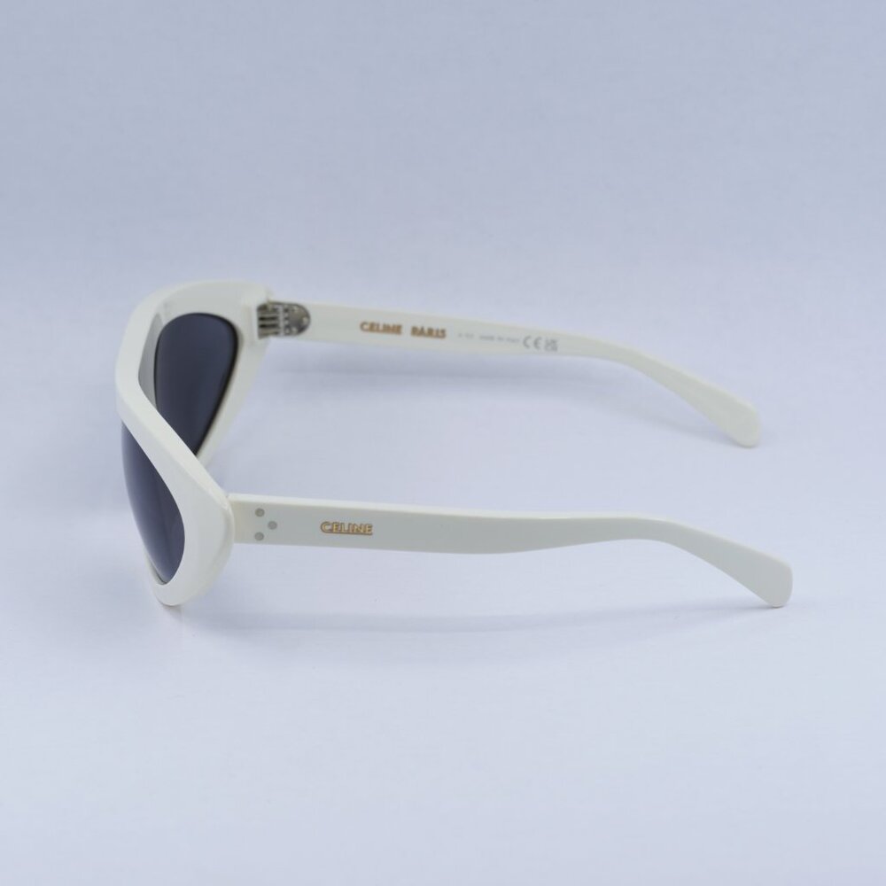 Celine CL40261I 25A Sunglasses - Shiny Ivory Frame, Smoke Lenses - Lowest Price! - Picture 9 of 11